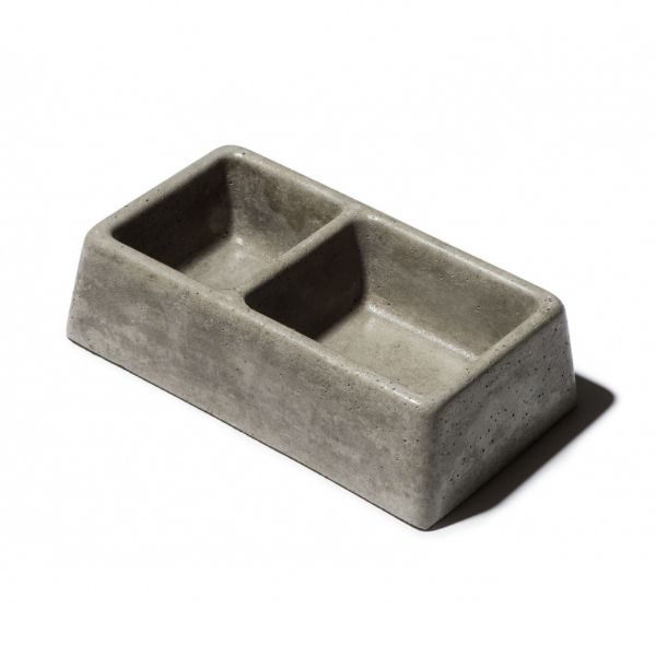 Obrázek Miska betonová dvojitá 0,4 a 0,6 l