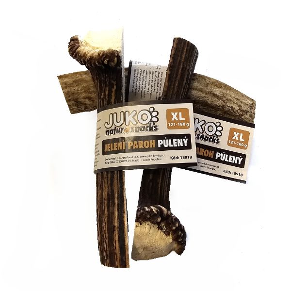 Obrázek Jelení paroh půlený (XL) JUKO Natur Snacks