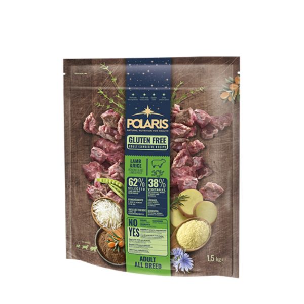 Obrázek Polaris Dog Adult Sensitive jehněčí & rýže 1,5 kg