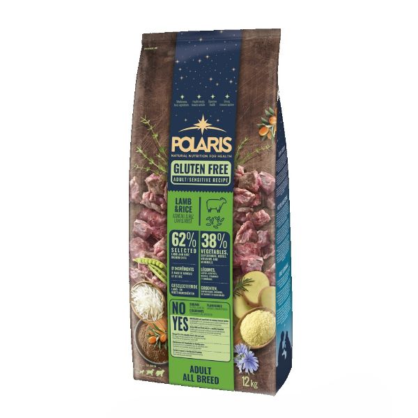 Obrázek Polaris Dog Adult Sensitive jehněčí & rýže 12 kg