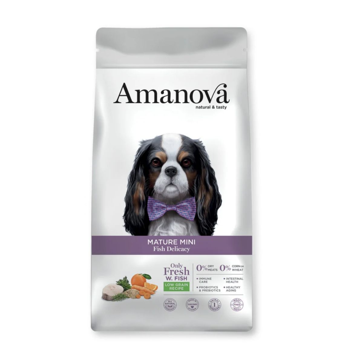 Obrázek z Amanova Dog Mature Mini White Fish & Quinoa LG 7 kg 