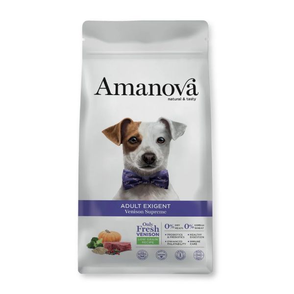 Obrázek Amanova Dog Adult Exigent Venison ( JELEN ) Supreme LG 2 kg 