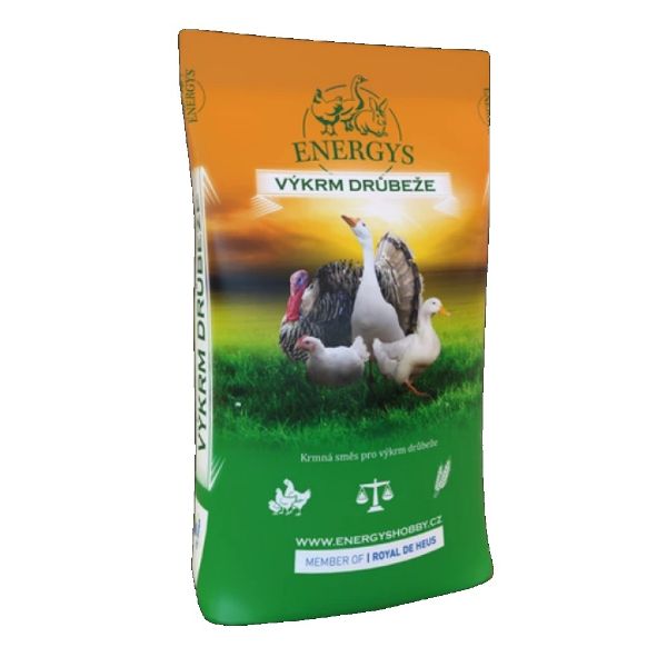 Obrázek Energys Brojler Midi Forte (od 15. dne, s kokcidiostatikem) granule 10 kg