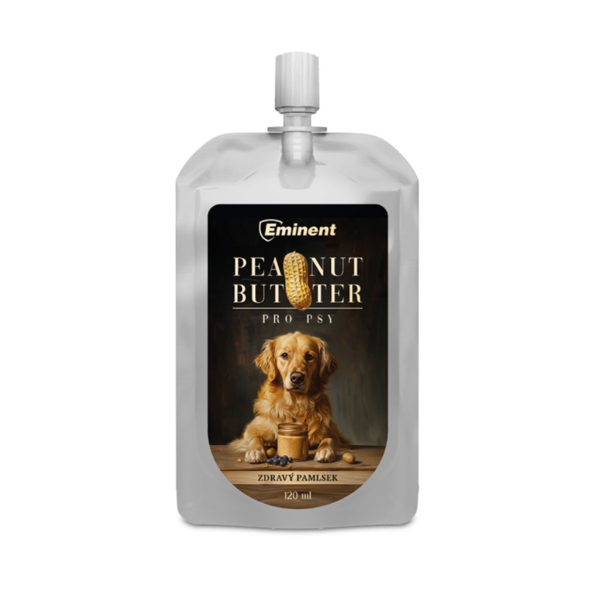 Obrázek z Eminent arašídové máslo s borůvkami 120 ml 