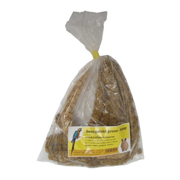 Obrázek Senegalské proso žluté klasy 200 g 