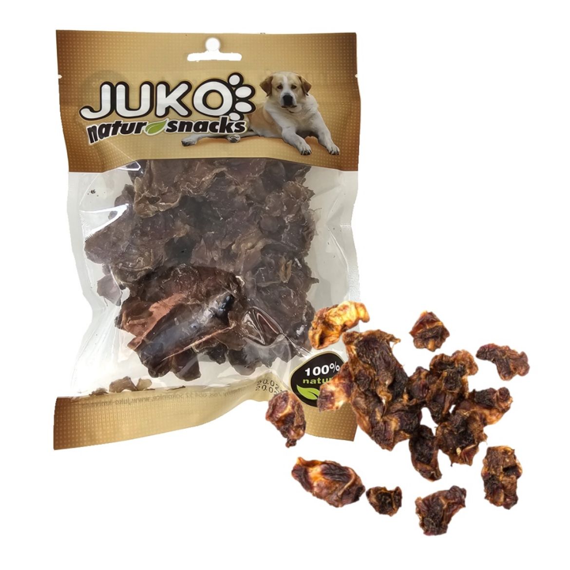 Obrázek z Žaludek kuřecí sušený JUKO 80 g 