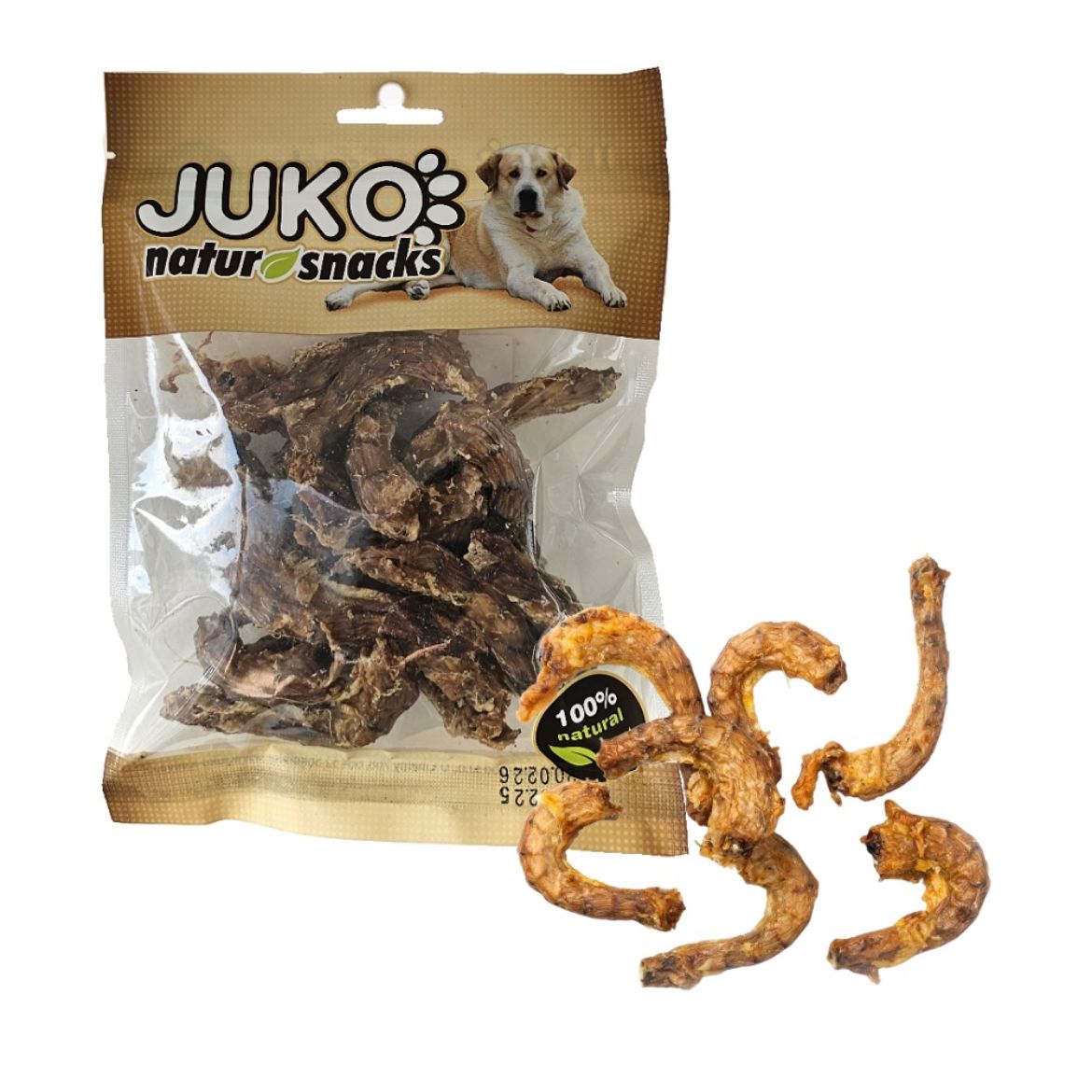 Obrázek z Kuřecí krky sušené JUKO 100 g  