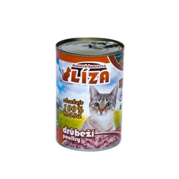 Obrázek LÍZA Cat drůbeží, konzerva 400 g