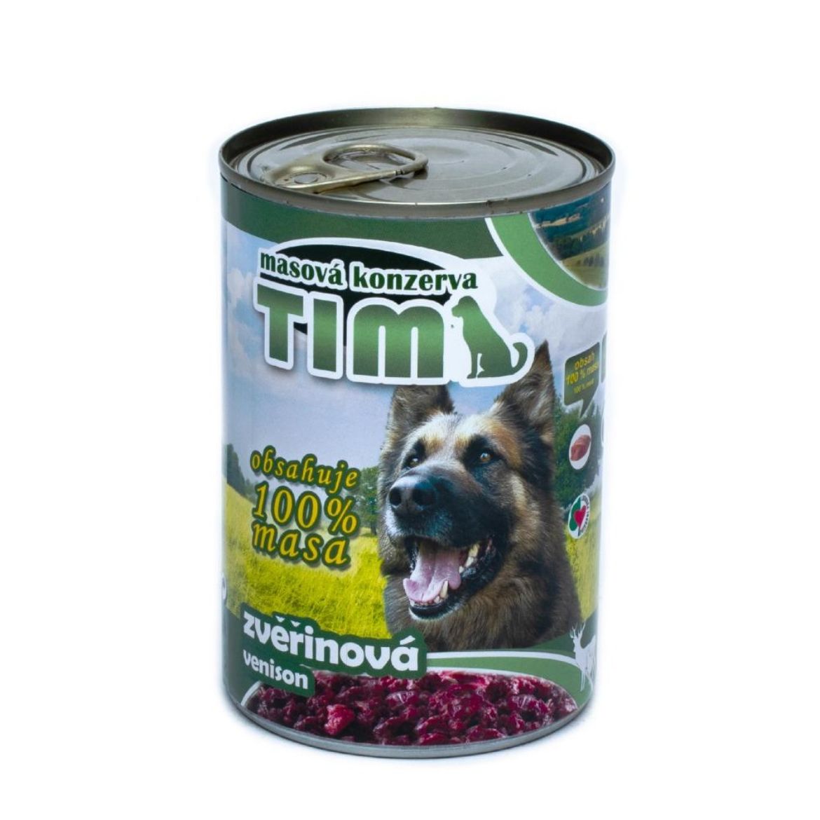 Obrázek z TIM Dog zvěřinová, konzerva 400 g 