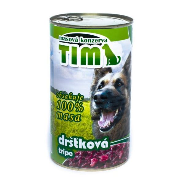 Obrázek TIM Dog dršťková, konzerva 1200 g