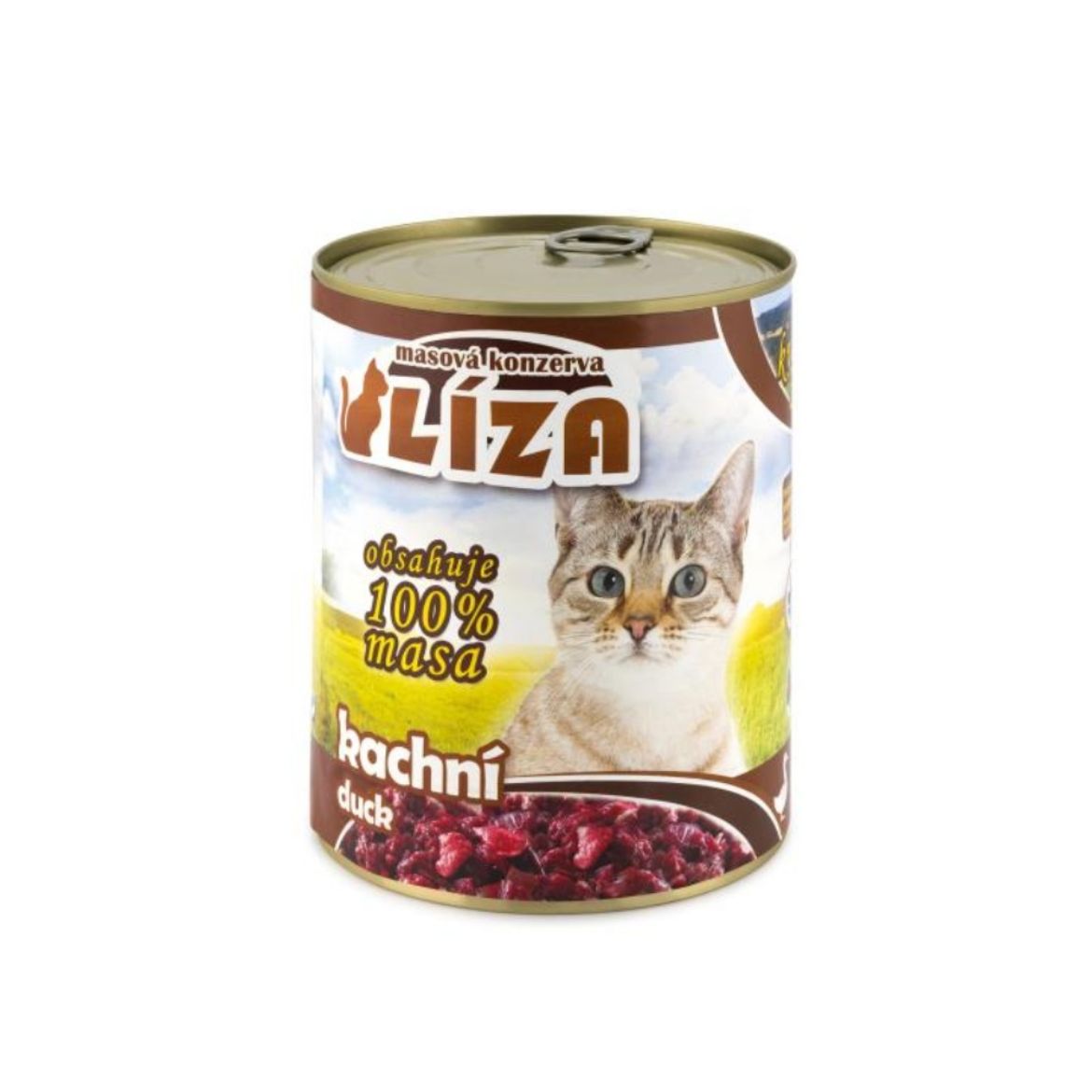 Obrázek z LÍZA Cat kachní, konzerva 800 g 