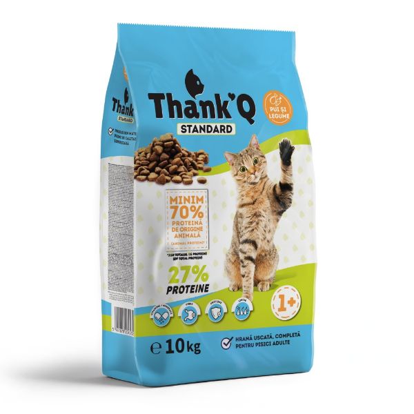 Obrázek Thank’Q Standard Cat Adult Kuře 10 kg