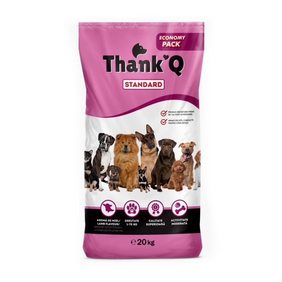 Obrázek z Thank´Q Standard Dog Adult Jehně 20 kg 