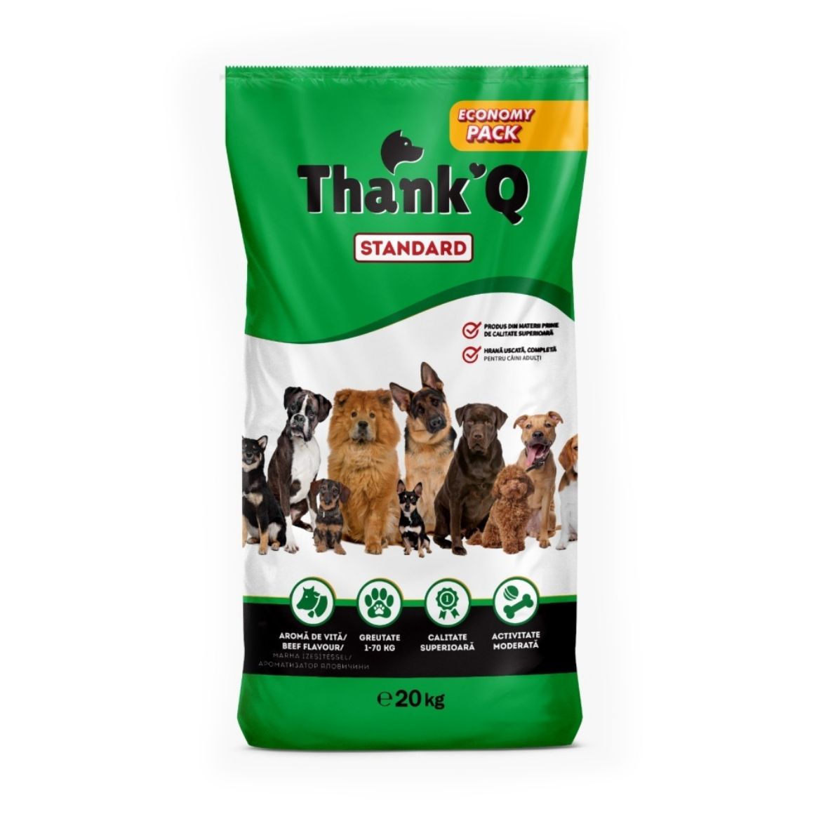 Obrázek z Thank´Q Standard Dog Adult Hovězí 20 kg 