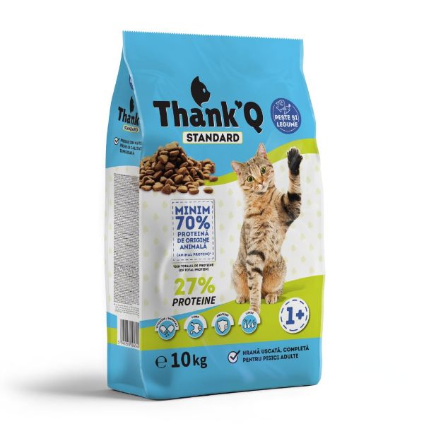 Obrázek Thank’Q Standard Cat Adult Ryba 10 kg
