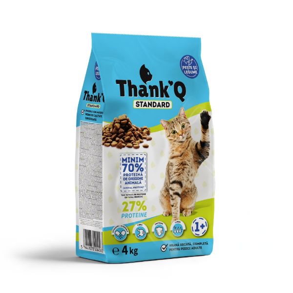 Obrázek Thank’Q Standard Cat Adult Ryba 4 kg