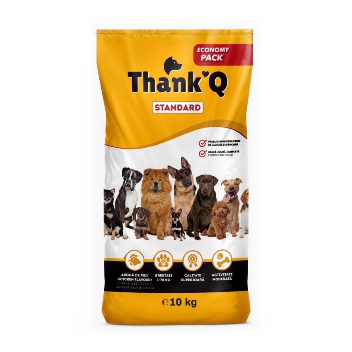 Obrázek z Thank´Q Standard Dog Adult Kuře 10 kg 