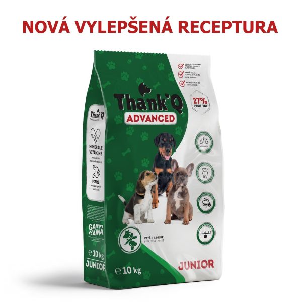 Obrázek Thank’Q Advanced Dog Junior Hovězí 10 kg