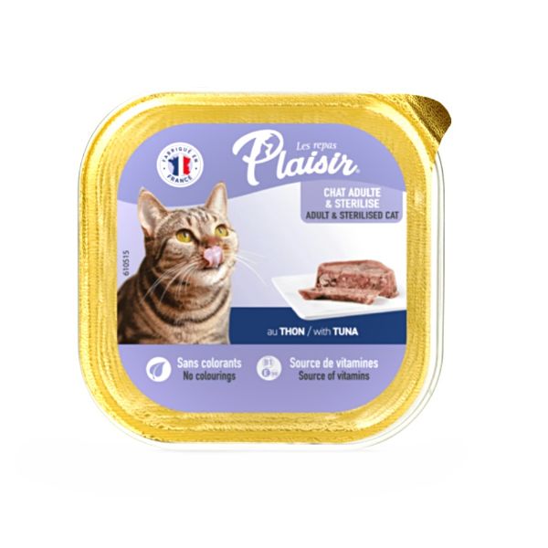 Obrázek Plaisir Cat tuňák, vanička 100 g  