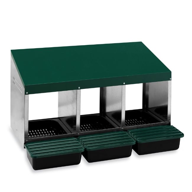 Snáškové hnízdo pro slepice trojmístné