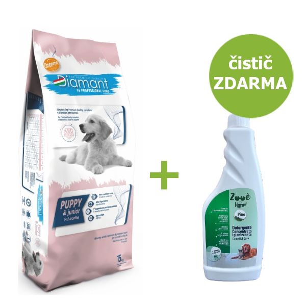 Obrázek Diamant Dog Puppy 15 kg + čistič ZDARMA