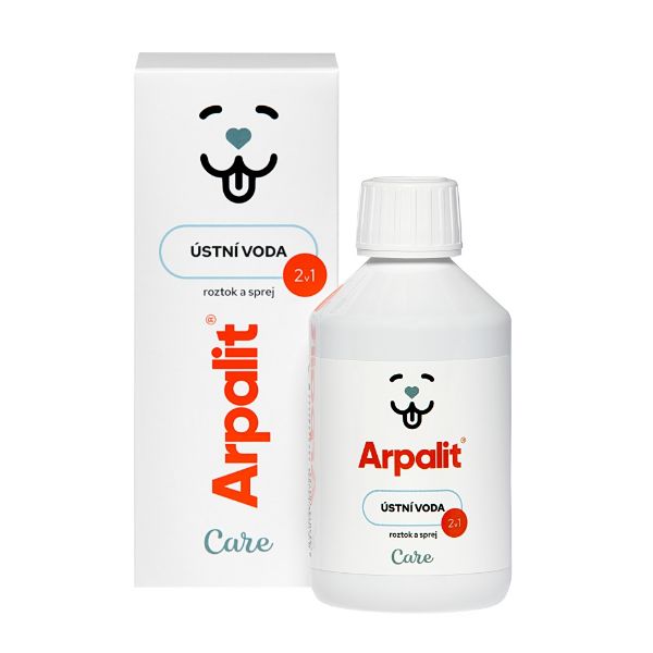 Obrázek Arpalit Care Ústní voda, 2 v 1 (roztok a sprej) 250 ml