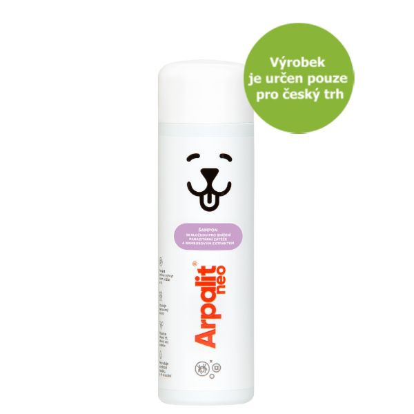 Obrázek Arpalit Neo šampon se složkou pro snížení parazitární zátěže a bambusovým extraktem 250 ml