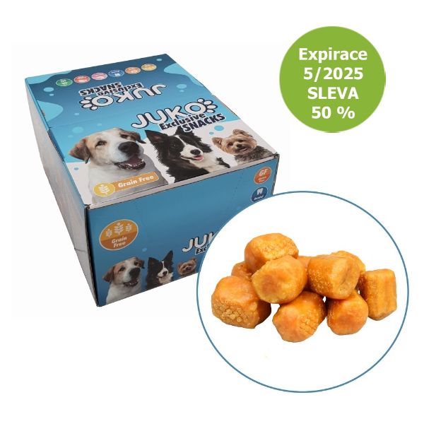 Obrázek Křupavé kuřecí nugetky JUKO Snacks 1,4 kg (cca 130 ks) - Exp. 5/2025 - SLEVA 50 %
