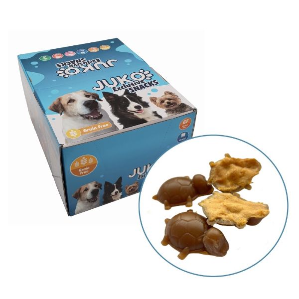 Obrázek Želva plněná masem S JUKO Snacks 2 kg (cca 154 ks) Expirace 10/25