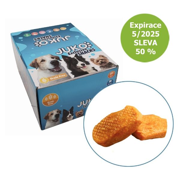 Obrázek Křupavé kuřecí kostky JUKO Snacks 1,4 kg (cca 66 ks) - Exp.5/2025 - SLEVA 50 %