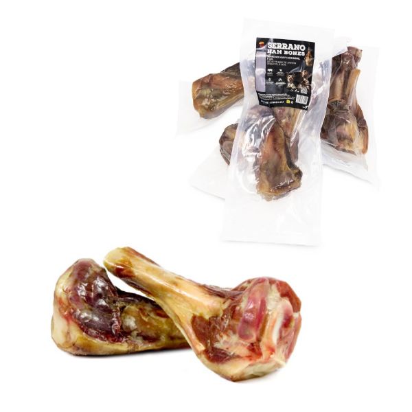 Obrázek Kost půlka se šunkou Serrano cca 370 g (2 ks)