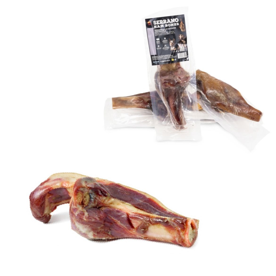 Obrázek z Kost půlka se šunkou a kloubem Serrano cca 200 g  