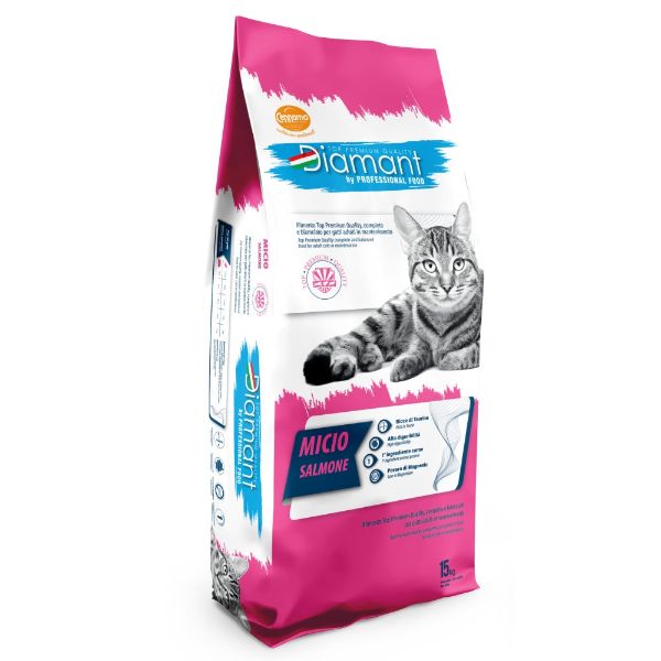Obrázek Diamant Cat Micio Losos 15 kg 