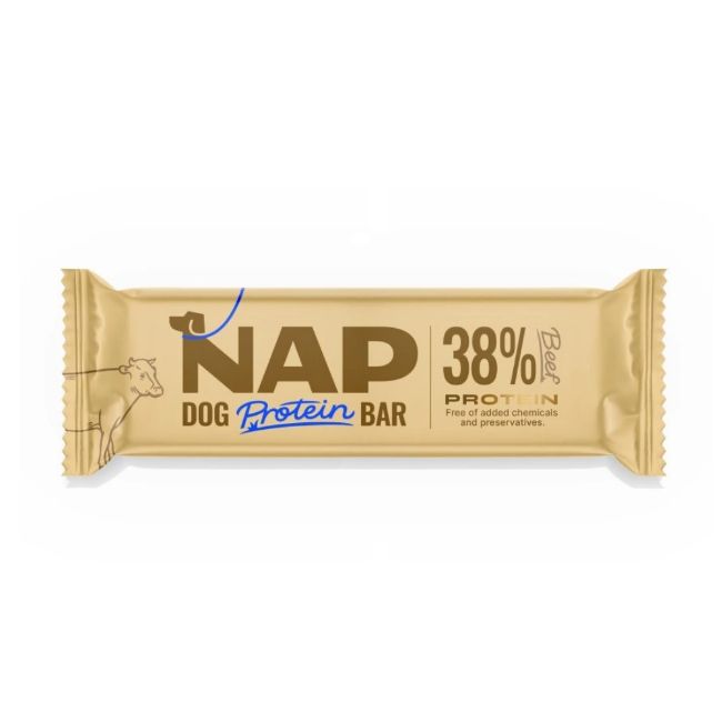 NAP proteinová tyčinka, hovězí, dog protein bar, bílkovina, vláknina