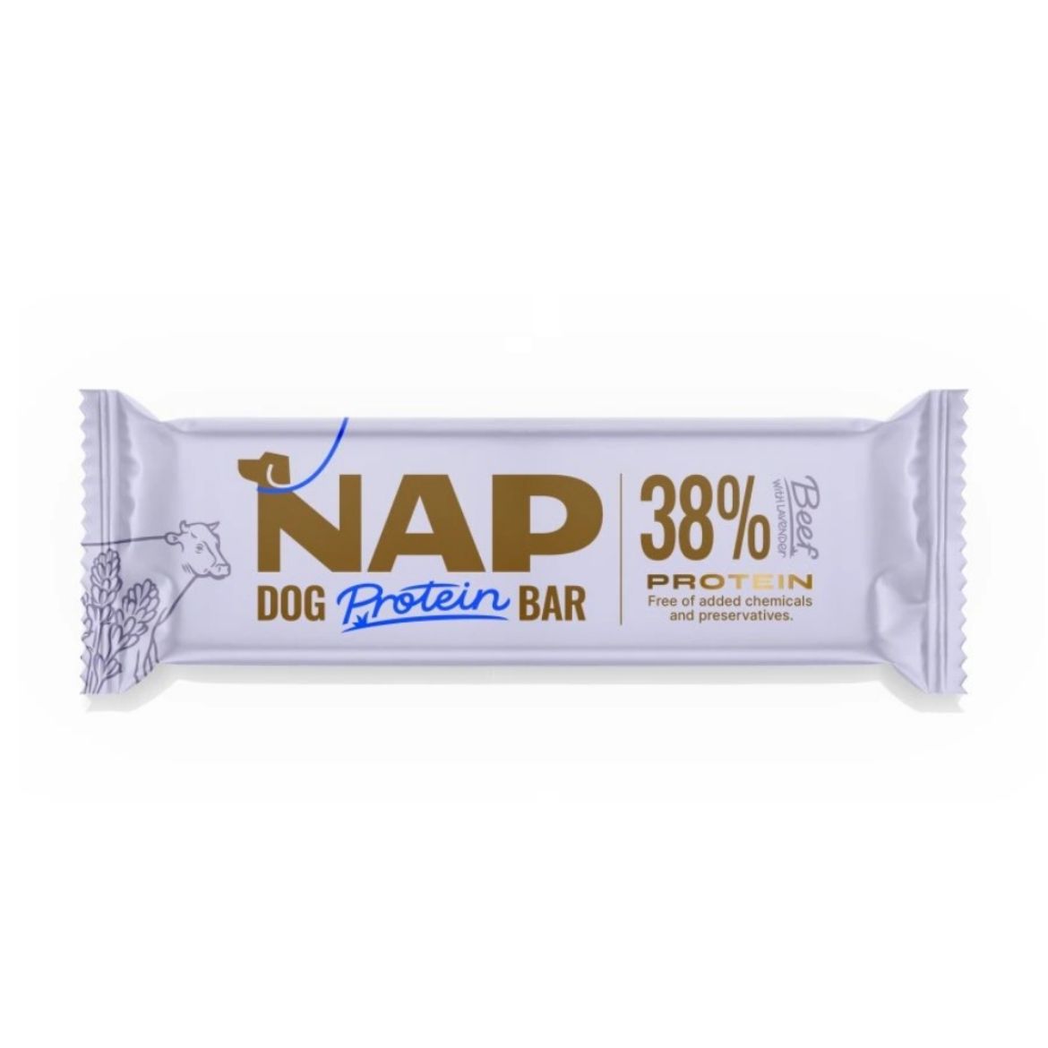 Obrázek z NAP Psí proteinová tyčinka Hovězí s levandulí 50 g 