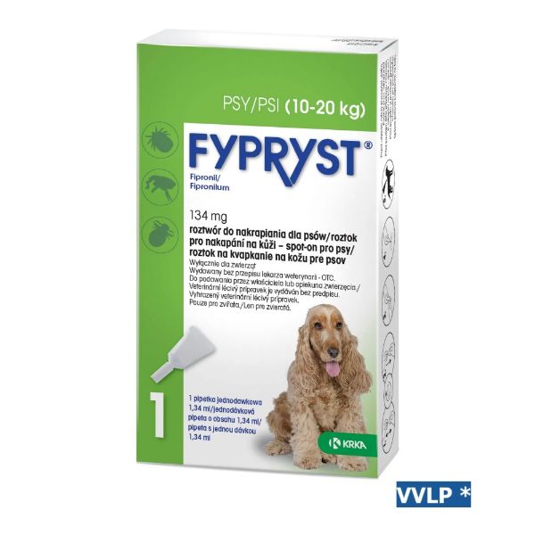 Obrázek Fypryst spot-on pro psy M 1 x 1,34 ml