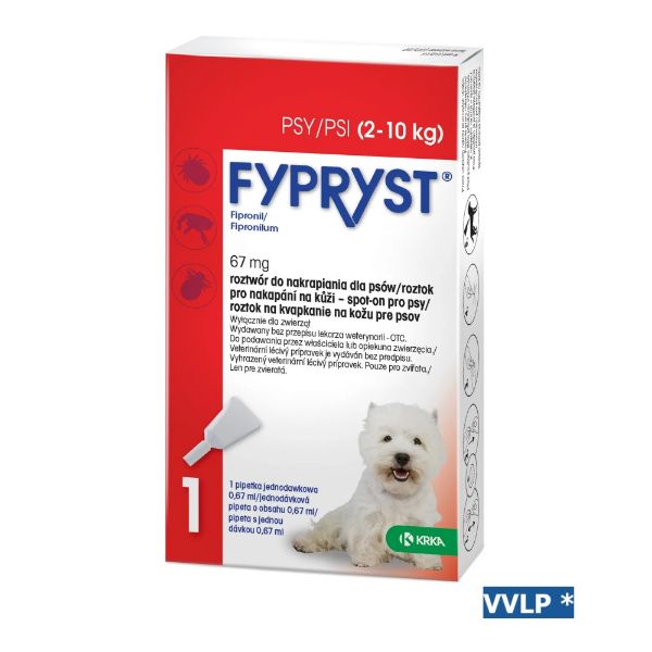 Obrázek Fypryst spot-on pro psy S 1 x 0,67 ml