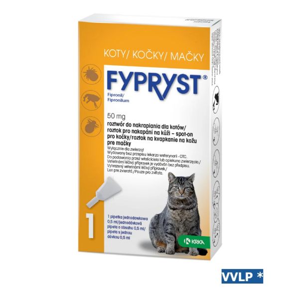 Obrázek Fypryst spot-on pro kočky 1 x 0,5 ml