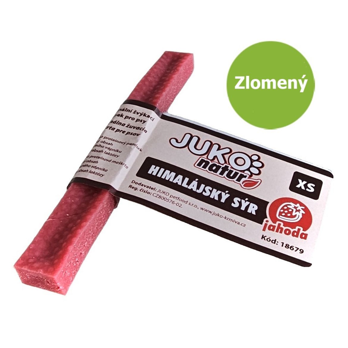 dentální pamlsek pro psy Himalájský sýr Jahoda velikost XS