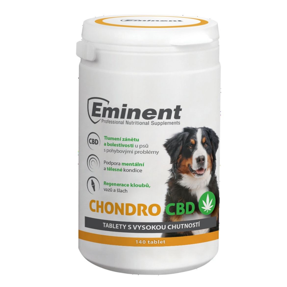 Obrázek z Eminent Chondro CBD, tablety 140 ks 