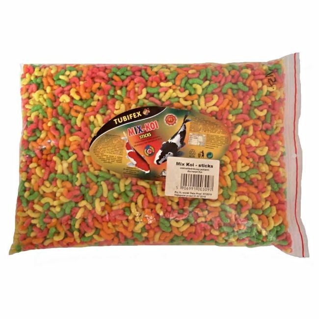 Koi mix sticks kompletní krmivo pro koi kapry – plovoucí tyčinky, sáček 3 litry