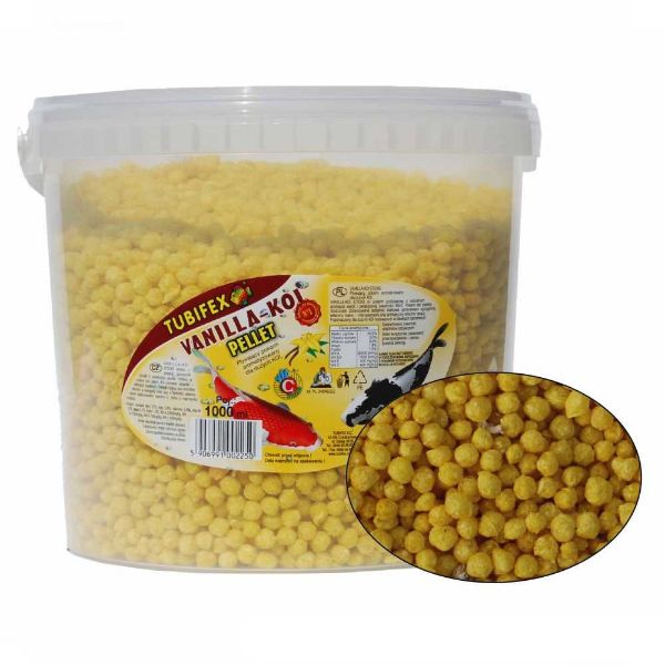 Obrázek KOI VANILLA pellet kuličky, dóza 5 l
