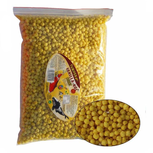 Obrázek KOI VANILLA pellet kuličky, sáček 1 l