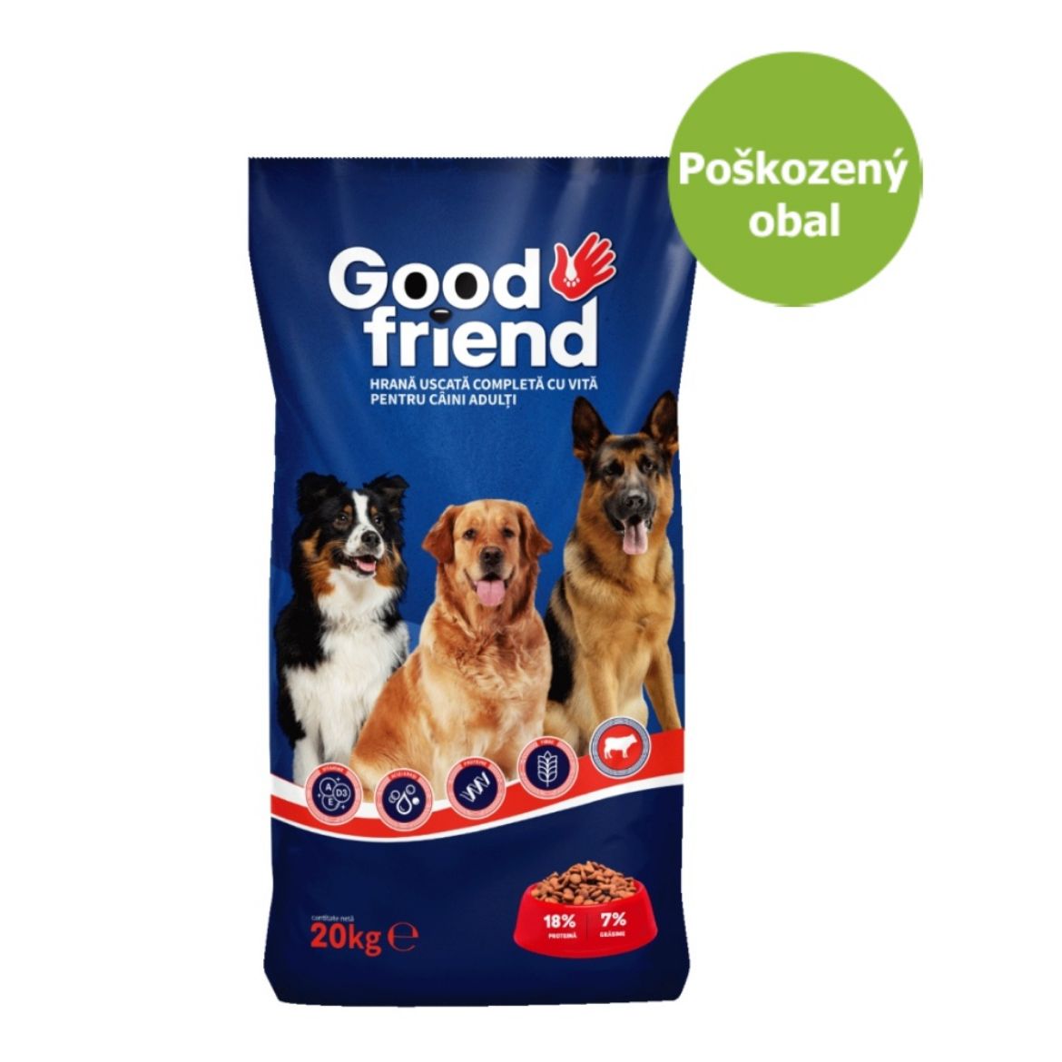 Good friend Standard Dog Adult Hovězí 10 kg kompletní krmivo pro dospělé psy s hovězím