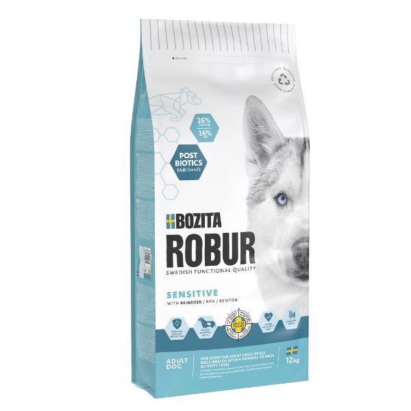 Obrázek Bozita Robur Dog Sensitive Reindeer 12 kg