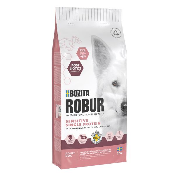 Obrázek Bozita Robur Dog Sensitive Single Protein Salmon 12 kg