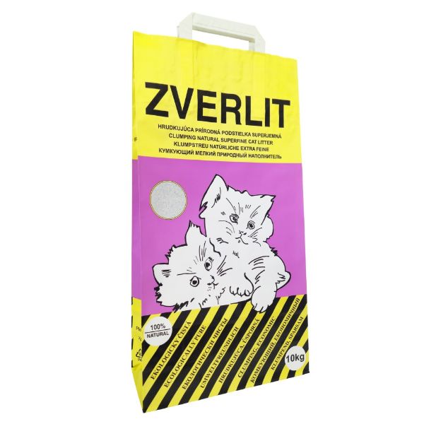 Obrázek ZVERLIT růžový podestýlka super jemná 10 kg