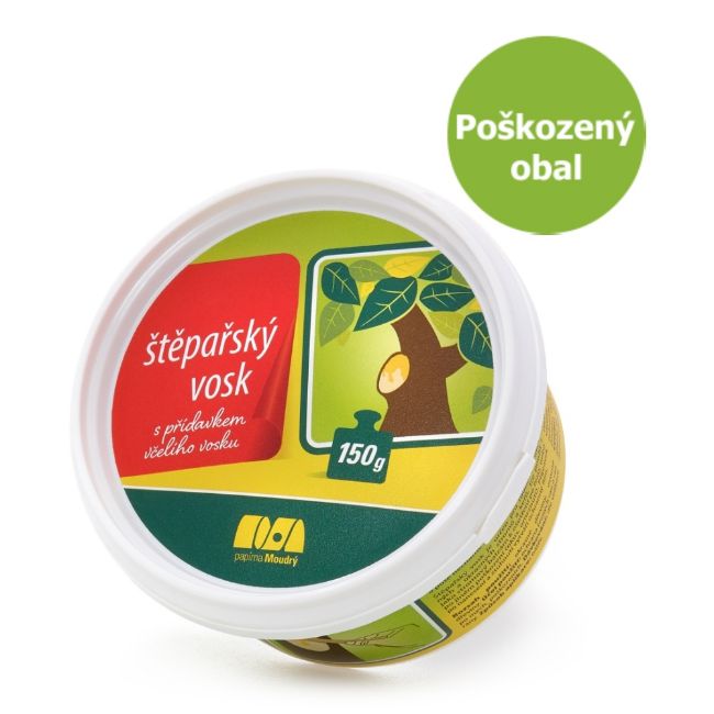 Štěpařský vosk v kelímku 150 g, s přídavkem včelýho vosku, 