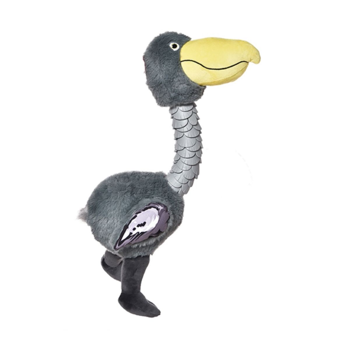 Hračka pro psy pštros plyšový s TPR pískací