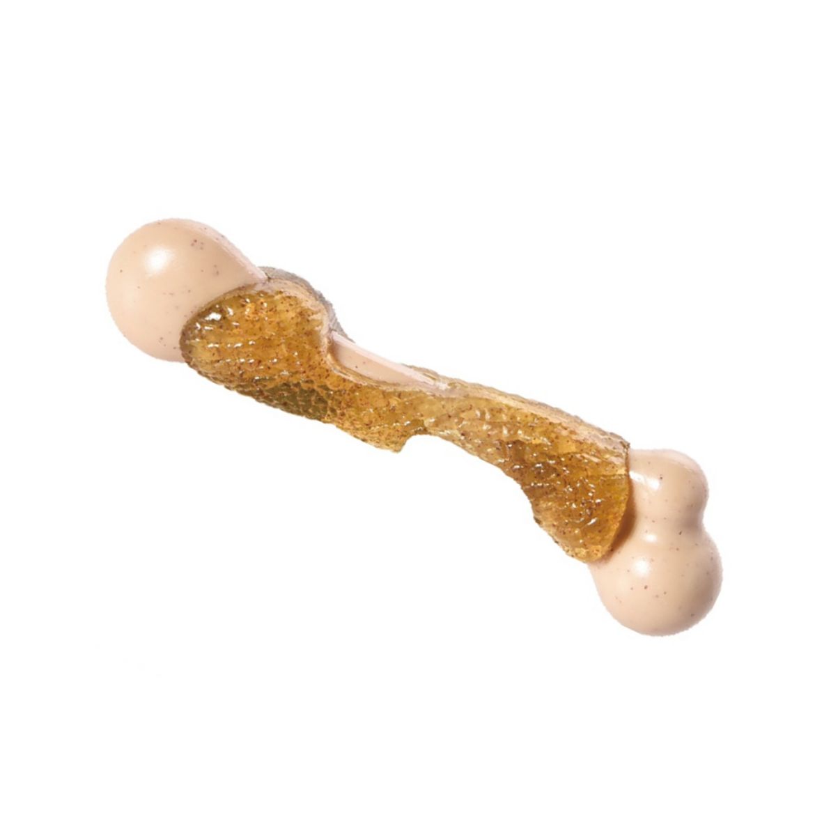 Hračka pro psy TPR ve tvaru masové kosti s chutí masa